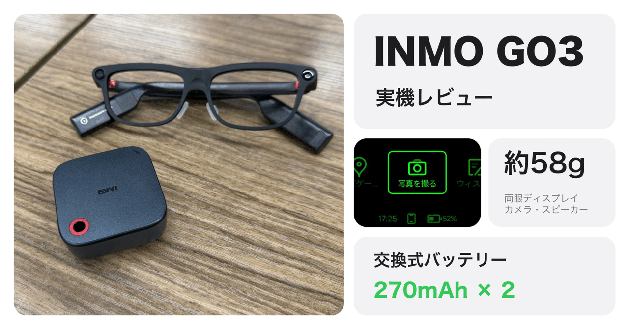 INMO GO3: hands-on review