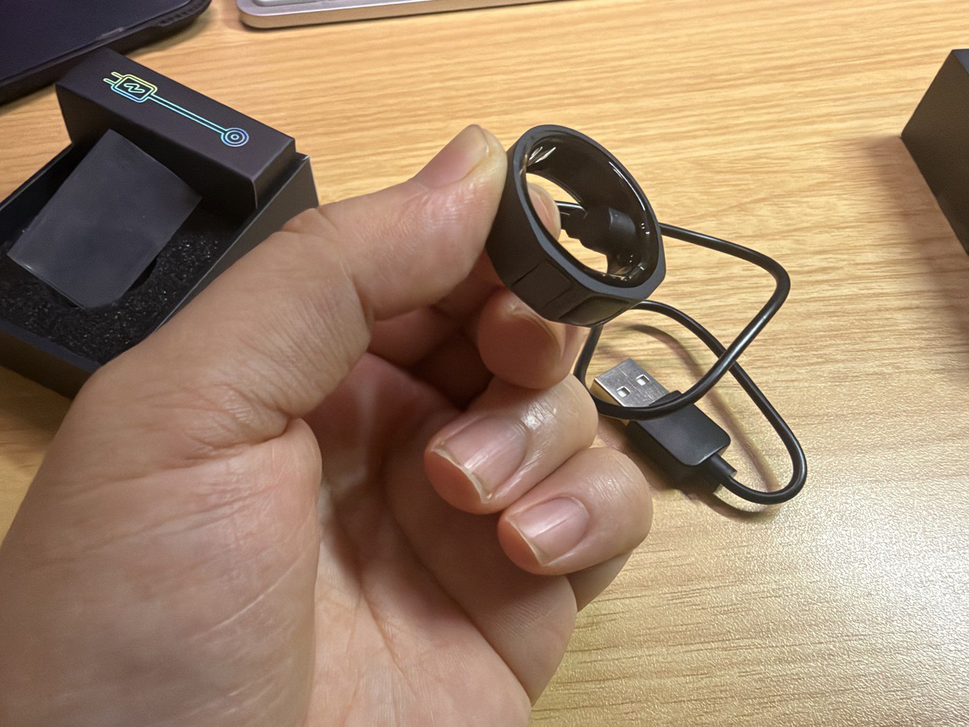 Ring4 and its charging cable